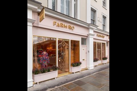 Exterior of Farm Rio, King’s Road, London
